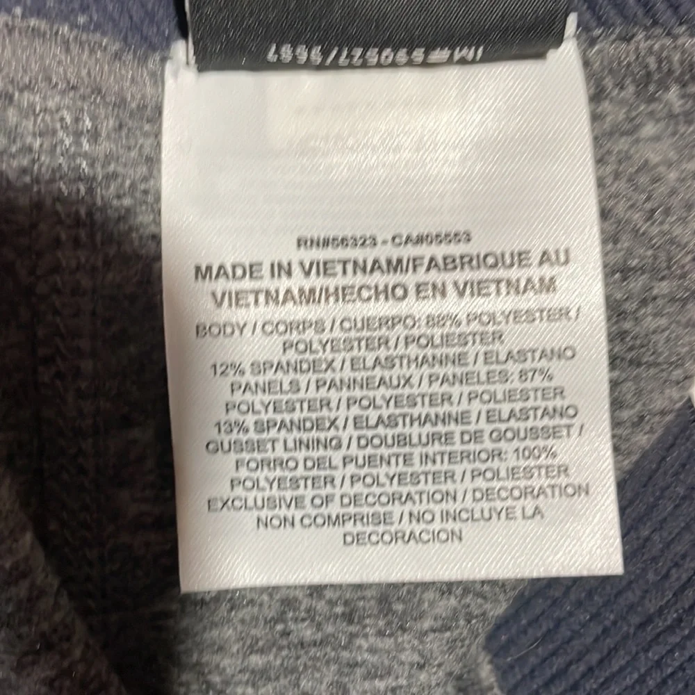 Nike Pro Warm Womens Small Gray Heather Dri FIT Training Tights Leggings NWT